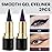 evpct 2Pcs Dark Blue Purple Gel Eyeliner Pencils Eye Black Face Paint Stick Lipstick Halloween Makeup Set Waterproof Smudge Proof Eyeliner Pen Crayon Smokey Eye delineador de ojos contra el agua