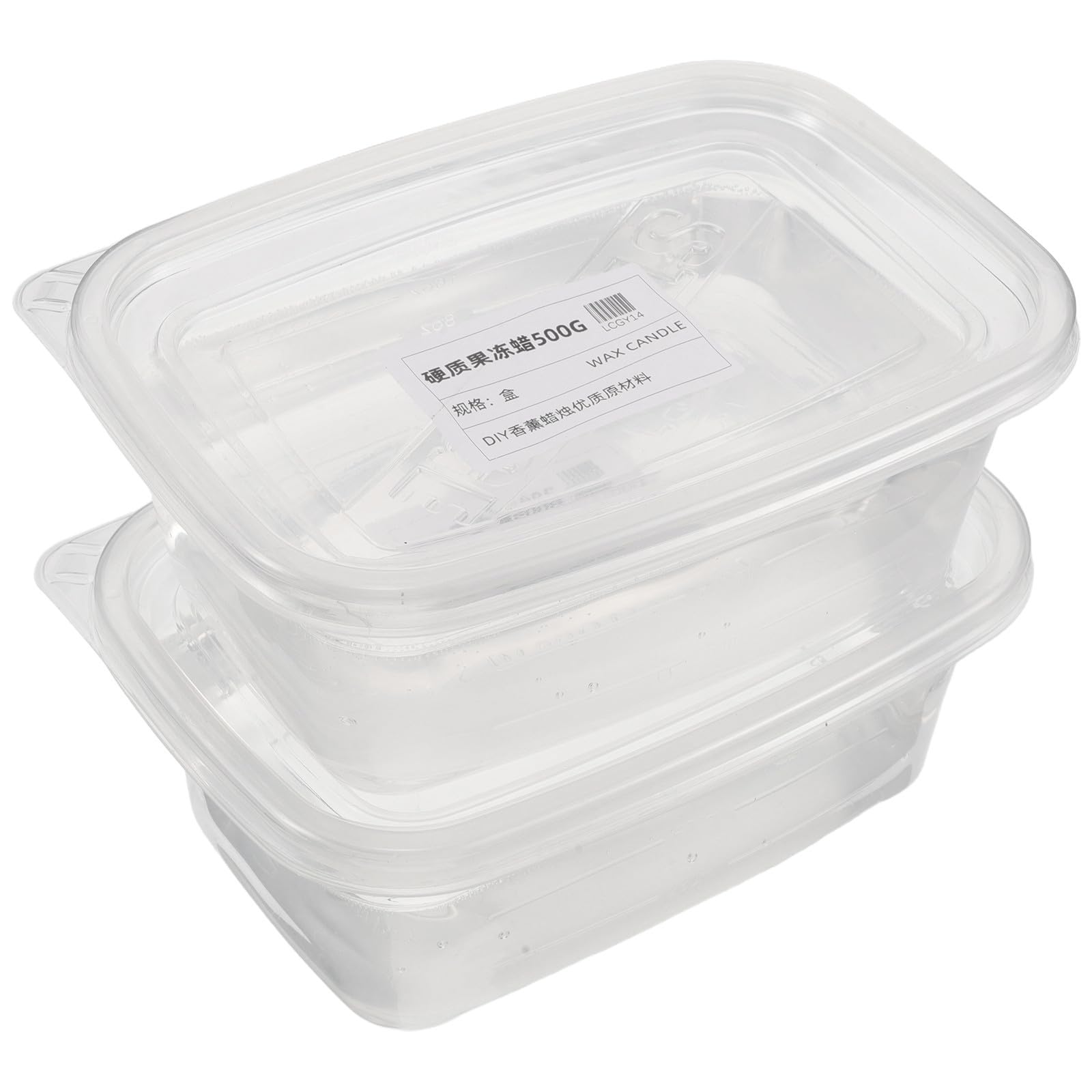 Cire en Gel pour Bougies Parfumées 1kg, Transparente, Lente Combustion