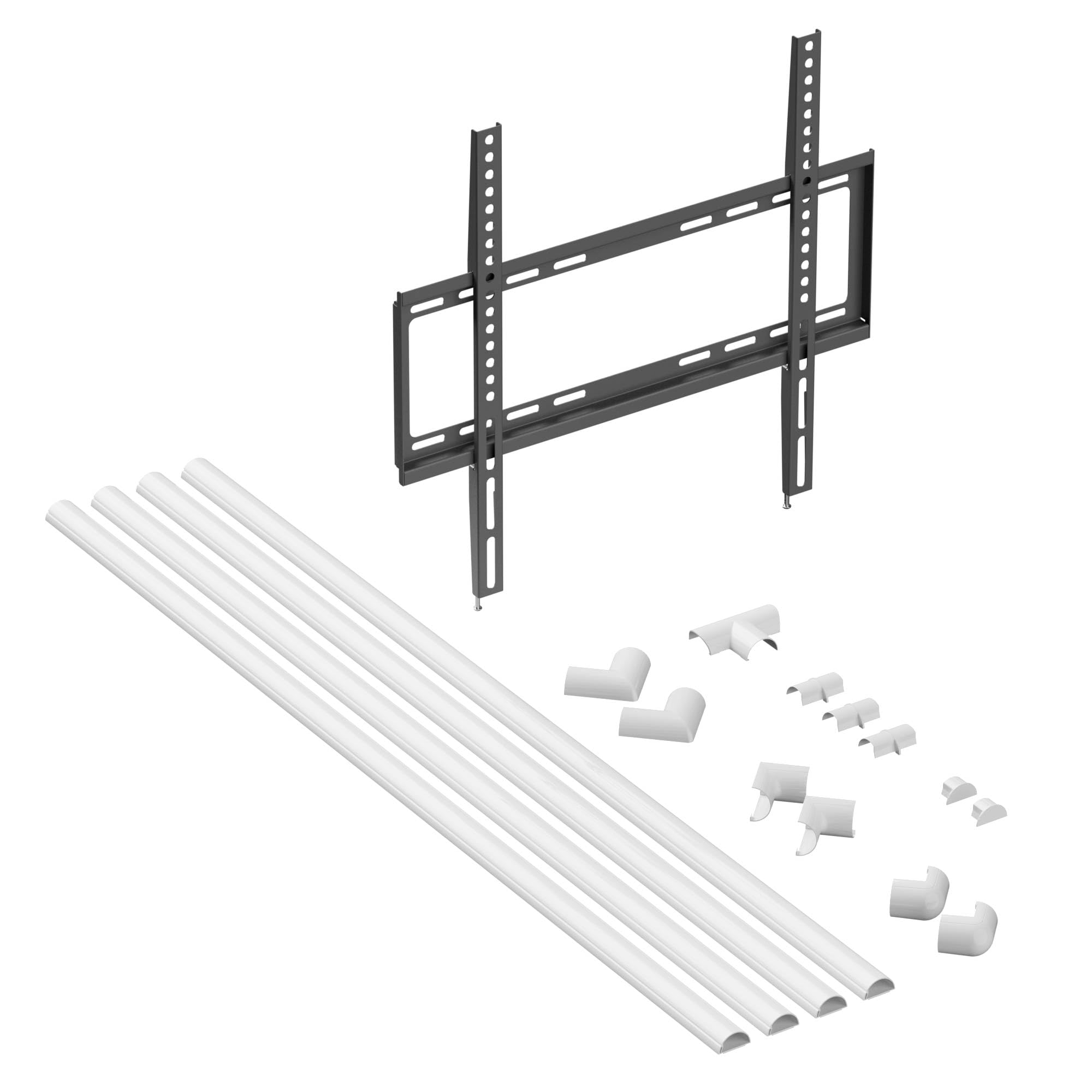 D-Line 4X 39in Cover Cover Length Multipack & D-Line Flat to Wall TV Wall Bracket for 32-70in TVs