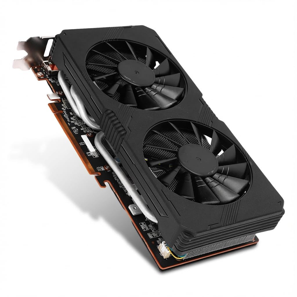 Karta Graficzna 8 GB GDDR6, 256-bitowa Karta Graficzna PCI Express 4.0 X16 do Gier z Zegarem Boost 1770 MHz i Zaawansowanym Chłodzeniem, do Gier na Komputerze Stacjonarnym i