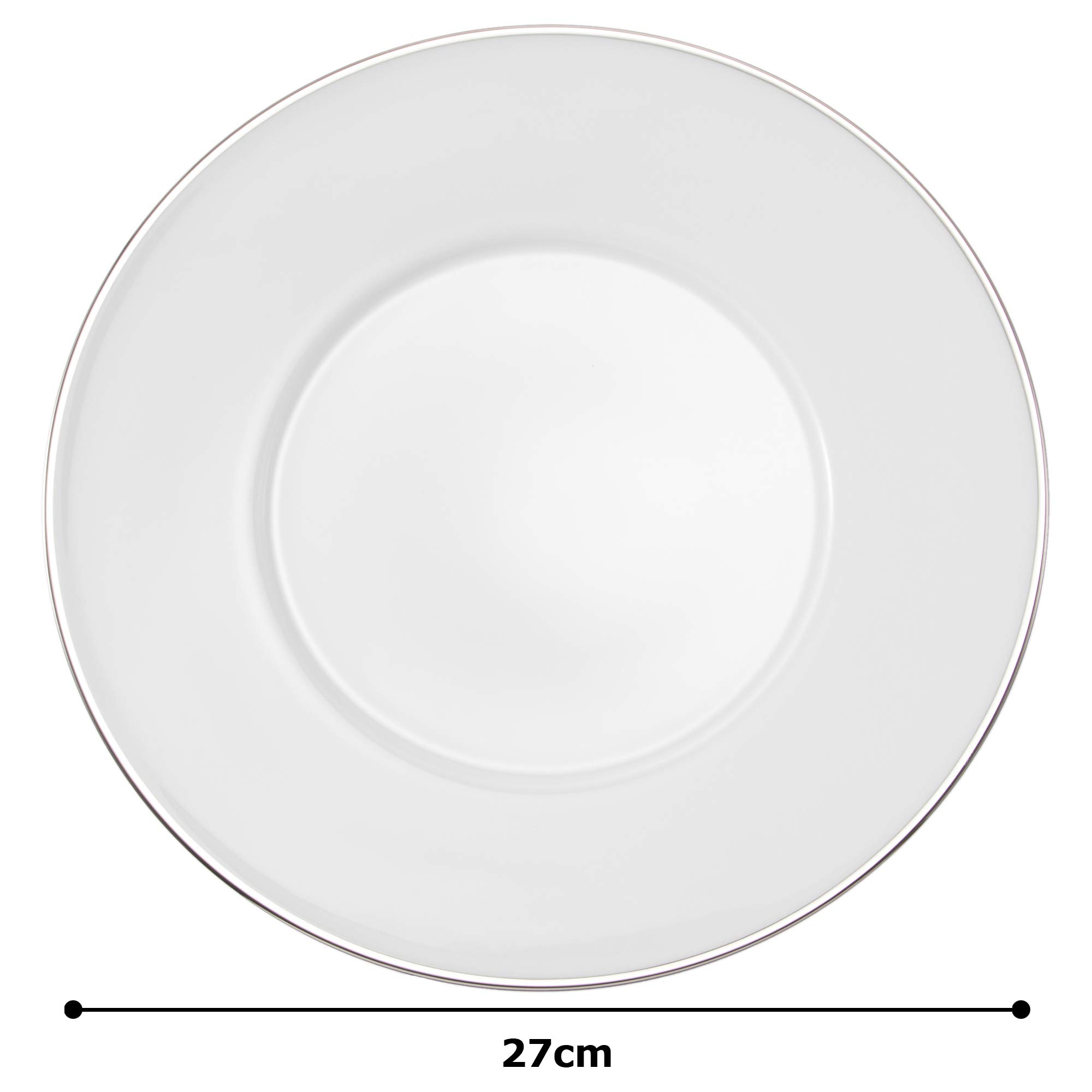 Amazon.co.jp: NARUMI(ナルミ) プレート 皿 プロスタイル プラチナ