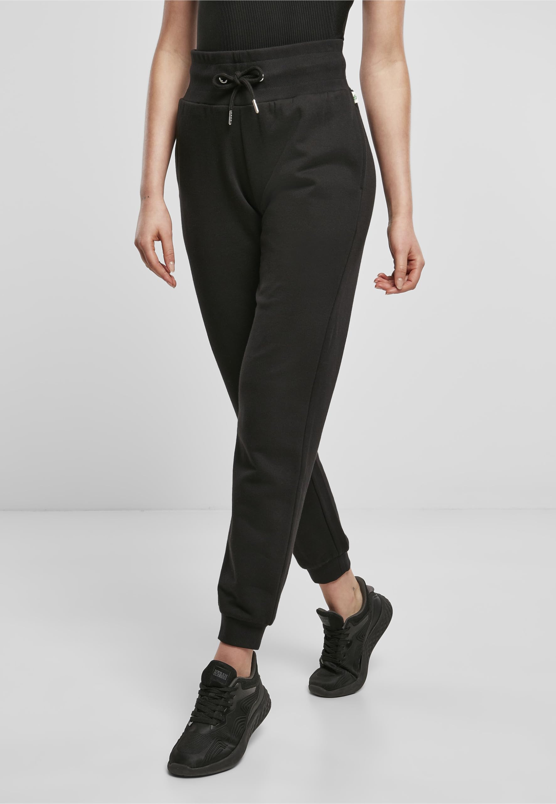 Urban Classics Ladies Organic High Waist Sweat Pants - Pantalon de survtement - Pantalon de Jogging - Femme