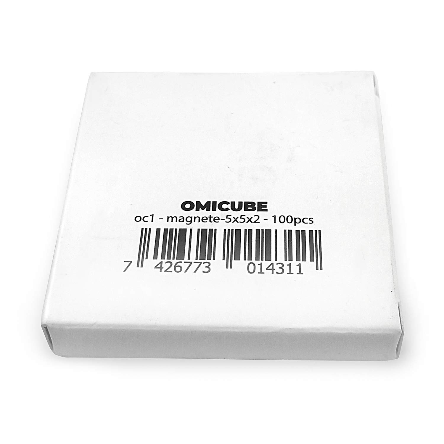Magneti Piccoli in Neodimio 5 X 5 X 2 mm Set da 100 Pezzi | Calamita Potente | Perfetti per Lavagne, Frigorifero, Ufficio, Hobby e Progetti DIY