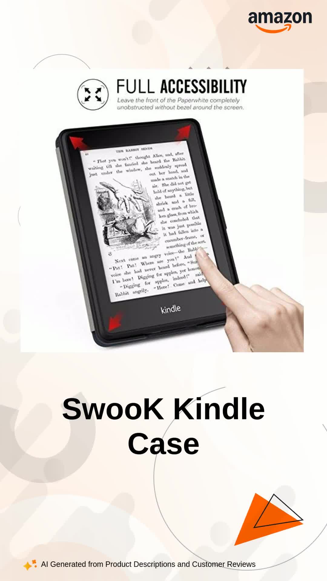 SwooK Microfiber Classic Printed Magnetic Flip Cover case for All
