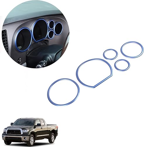 Miniatura 4 de HAPPYHORSE Kit de decoración de anillo envolvente para tablero de automóvil, compatible con Tundra 2007, 2008, 2009, 2010, 2011, 2012, 2013-5