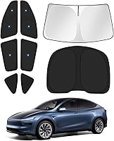 Vista 102 de Parasoles para parabrisas de automóvil, cubierta para ventana lateral y trasera, protección de privacidad, mantiene el vehículo fresco, color negro