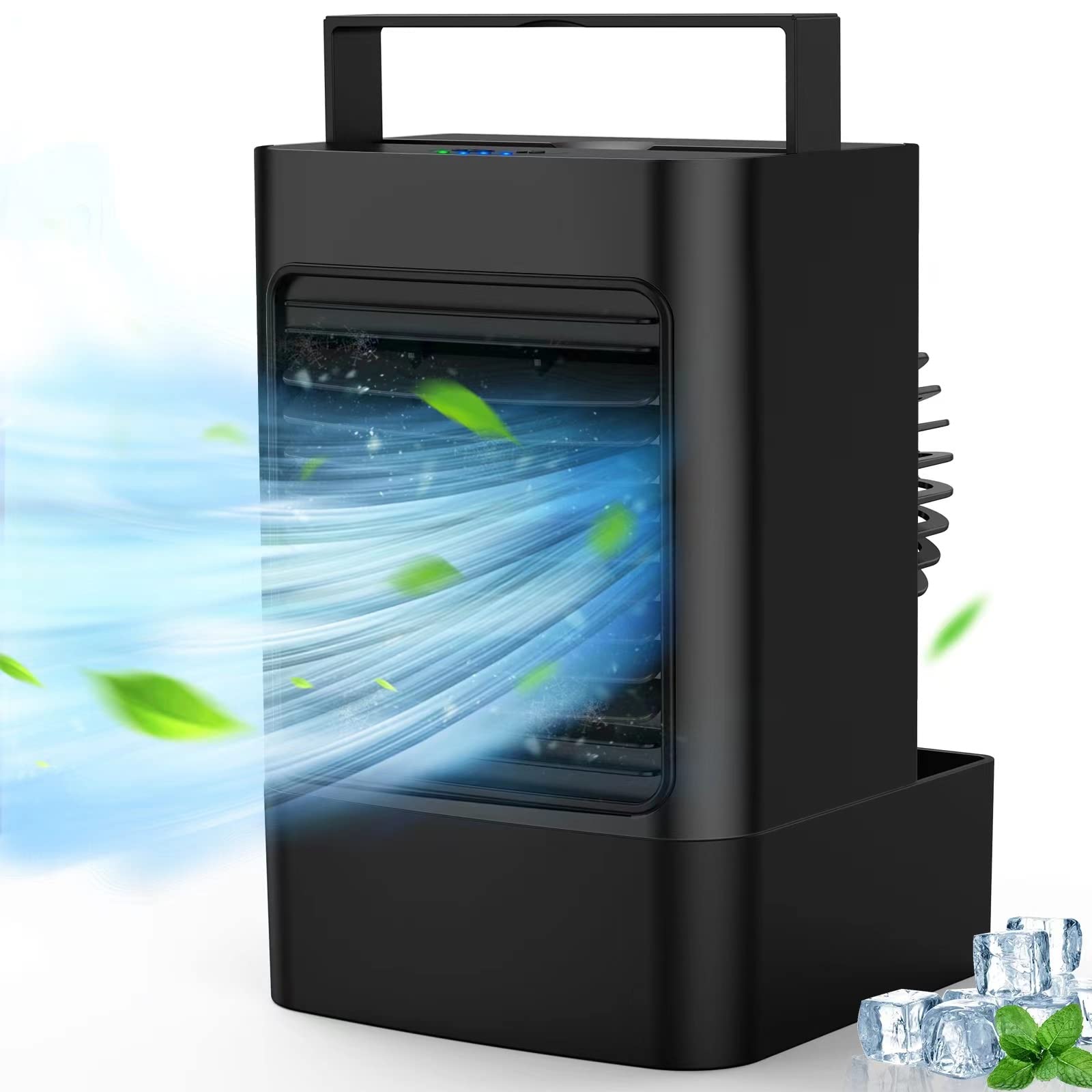 Portable Air Conditioners, Personal Evaporative Air Cooler Portable Air Conditioner Fan, Small Air Conditioner Portable Mi...