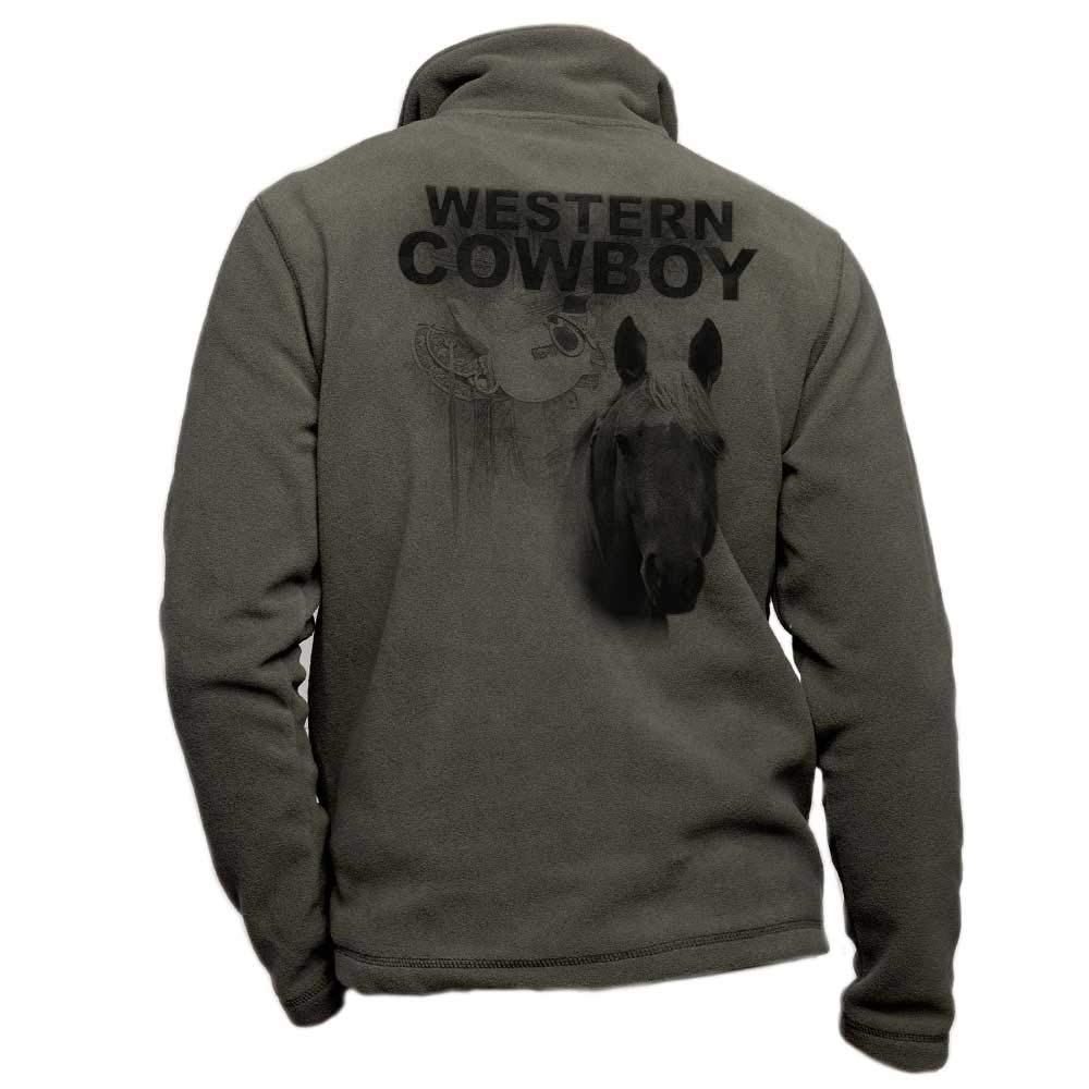 Giacca in pile con cavallo di Western personalizzato per cavalier