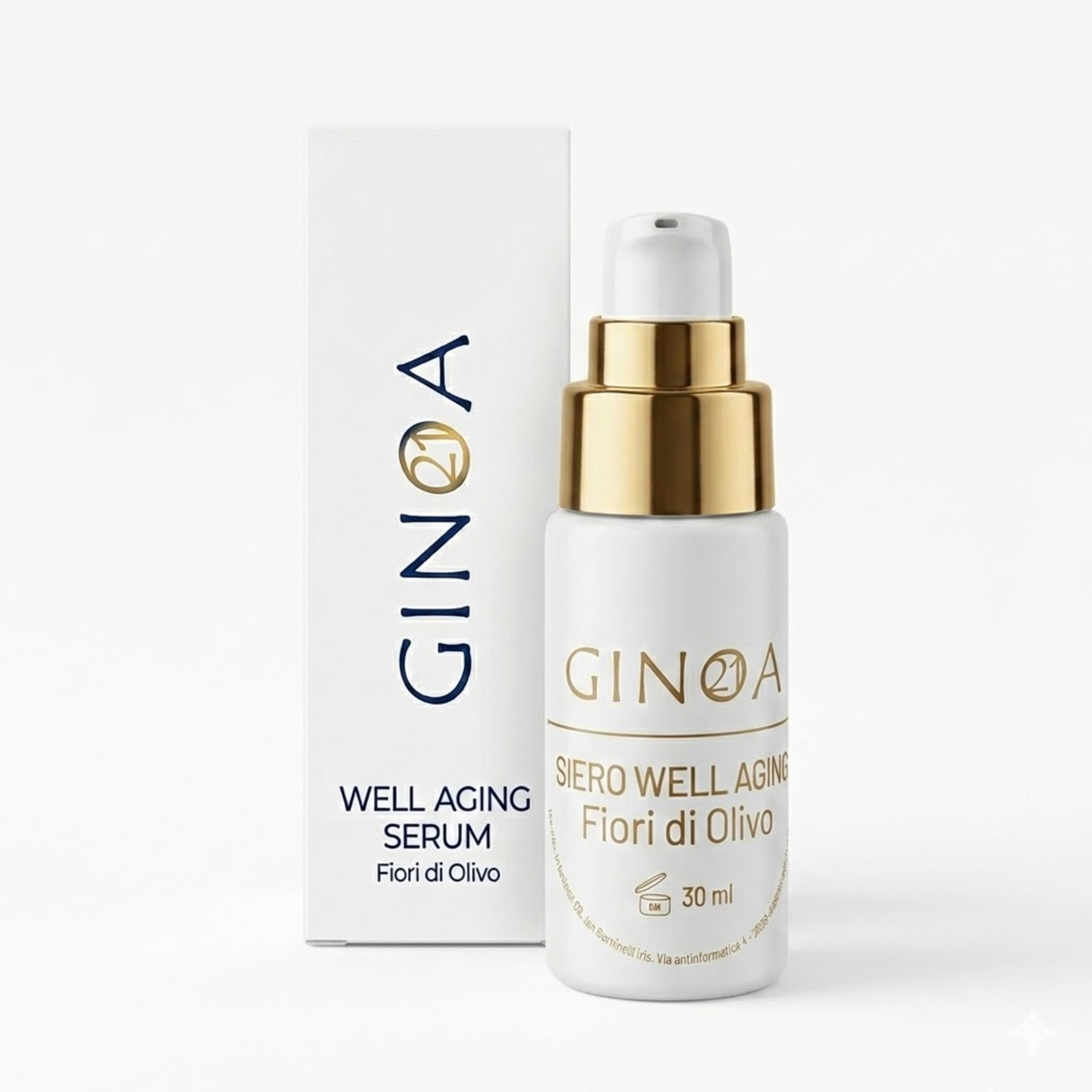 Serum Well Aging do twarzy przeciw starzeniu się 30 ml | kwas hialuronowy, resweratrol, witamina C i heksapeptyd-8 | Serum nawilżające, ujędrniające, rozjaśniające zmarszczki i dojrzałą skórę