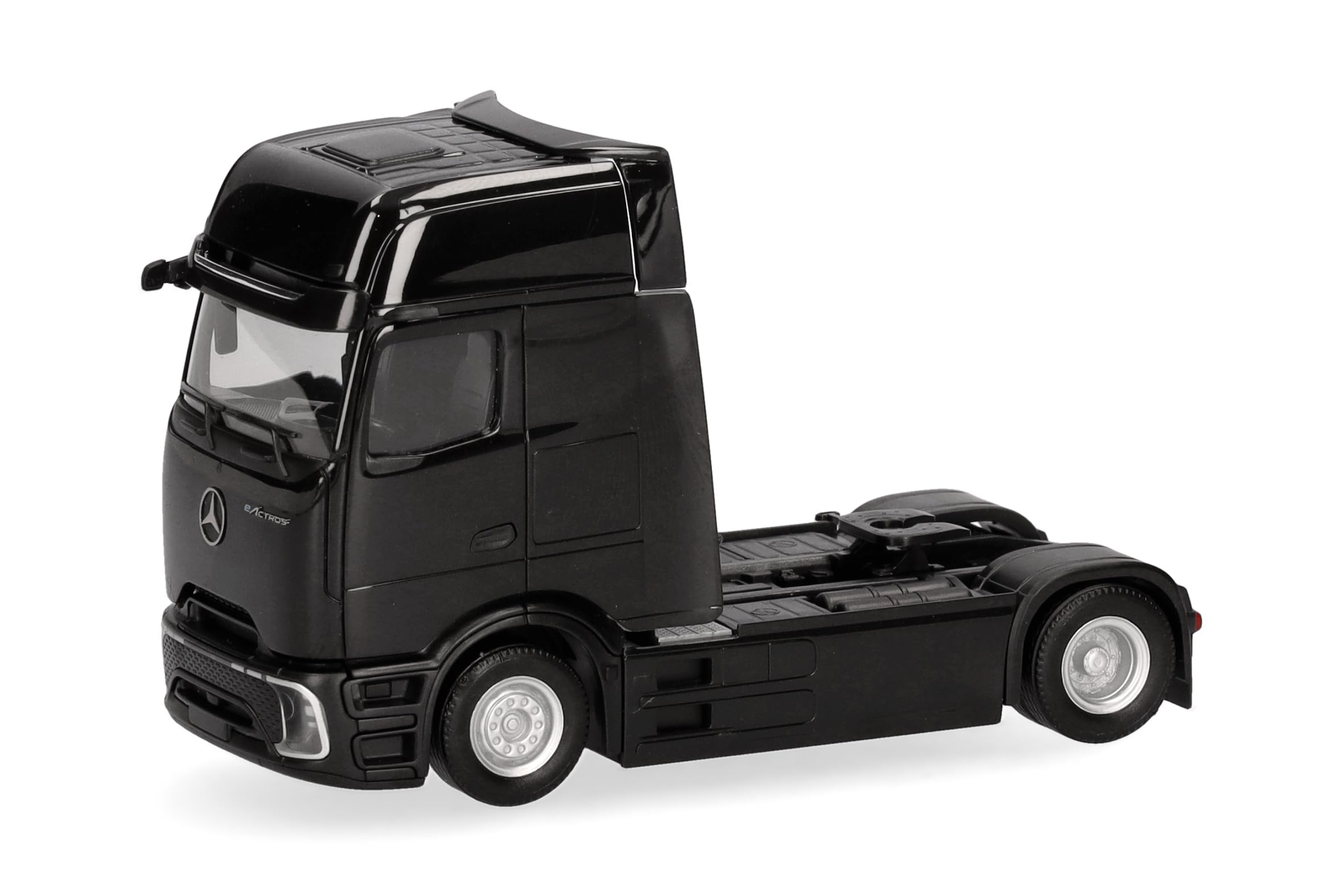Herpa 319447 MB E Actros 600 Solo Truck Black H0 1:87 New + Original Packaging