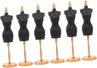 VILLCASE 6 Pçs Suporte Modelo Manequim Manequins Para Roupas Figura De Ação Acessórios Vestido De Boneca Manequim Suporte De Vestido De Boneca Fio Vestido De Boneca Forma Roupas De