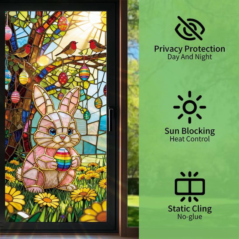 Vinilo decorativo Easter Window Film 39.37x15.75 pulgadas miniatura 2