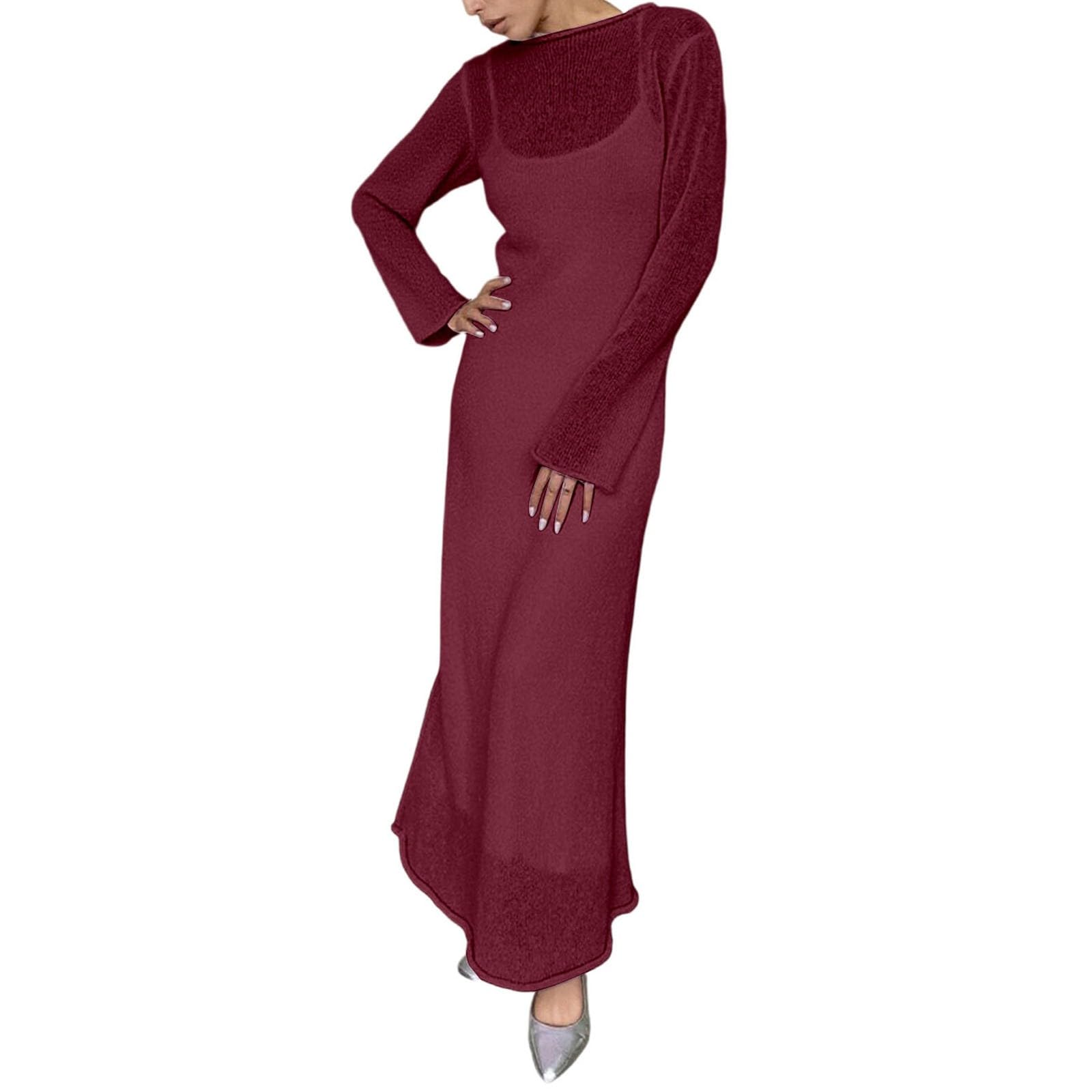 Genérico Conjunto de Falda Larga con Suéter para Mujer Elegante y Cómodo Estilo Bohemio Casual y Festivo