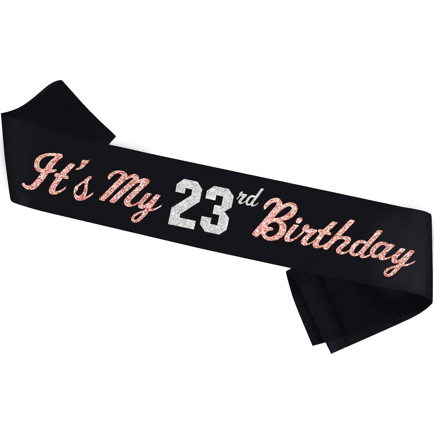 It’s My 60th Birthday Sash Silver Rose Gold Foil Black Satin Birthday Sash Happy 60th Birthday Party Gift Decorations Favors for Women Girls Men Boys (23)