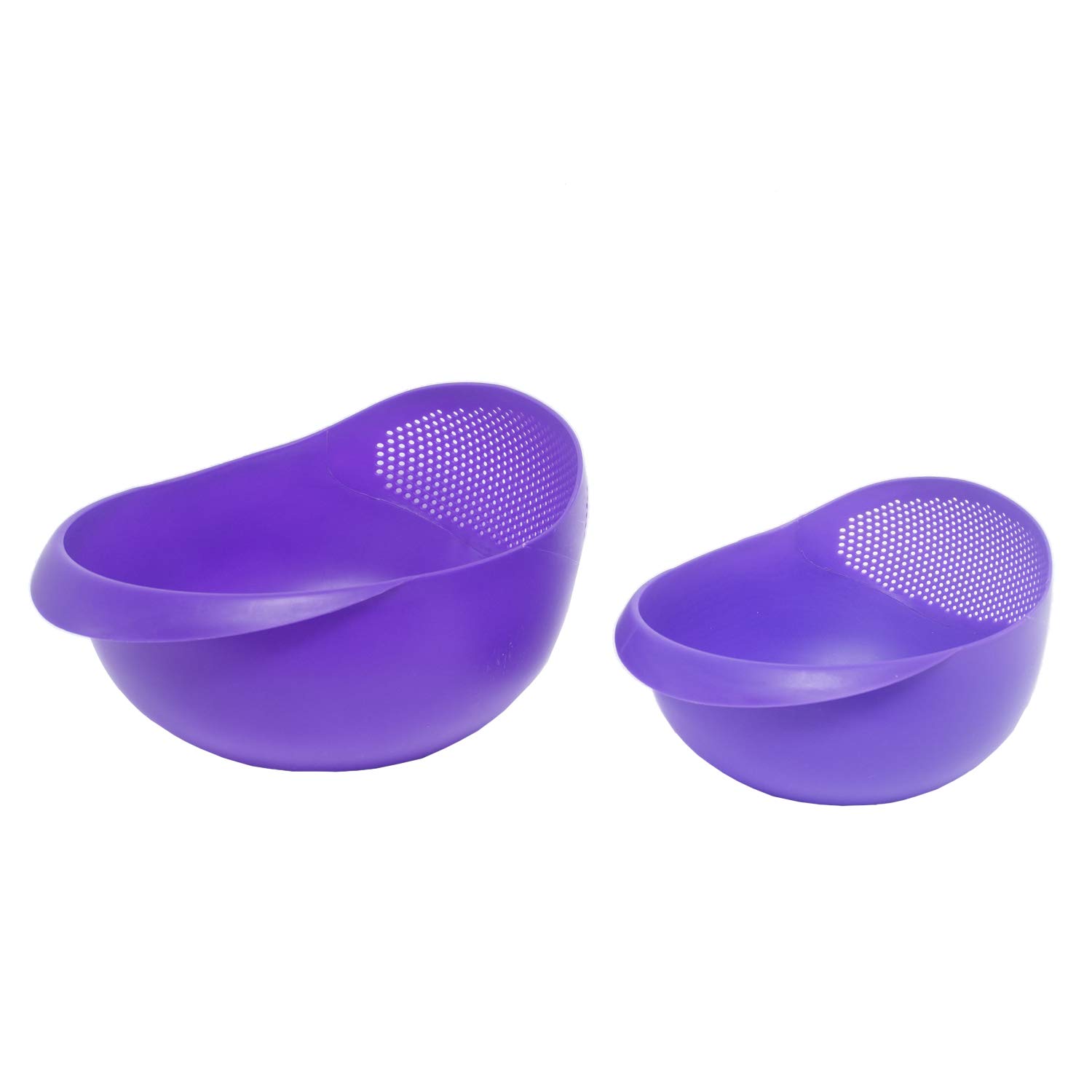 SIMPARTE Plastic Solid Fruit Basket, 2 Piece, Purple, 9 X 11 X 7 Centimeters (B08267ZDVZ) Amazon Price History, Amazon Price Tracker