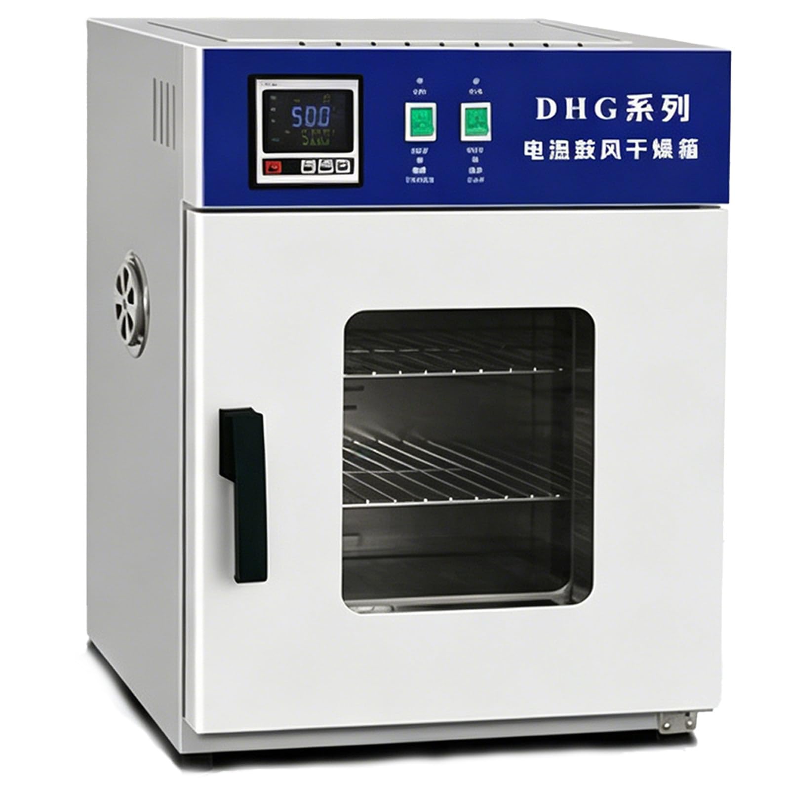 KRYANFEN Lab Forced Air Convection Drying Oven 15L Electric Constant Temperature Drying Oven with Over-temperature Alarm 250°C for Material Drying Heating and Laboratory Tests 15LModelB