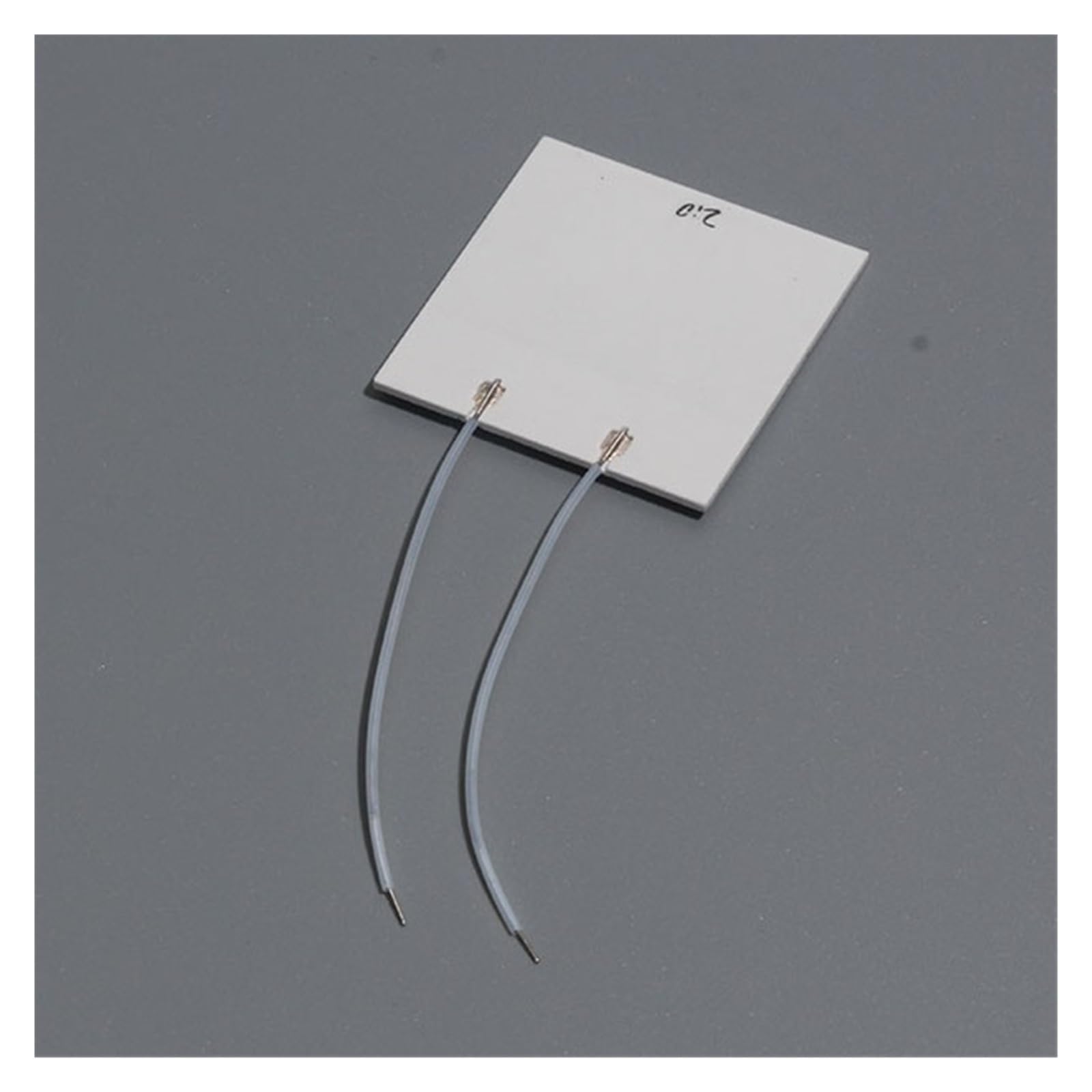 Placa calefactora de cerámica MCH de 50 x 50 x 2 mm, multivoltaje (3,7 V-220 V), calentador de óxido de aluminio de alta temperatura, 1 unidad (36 V, 85 W, 250 C)