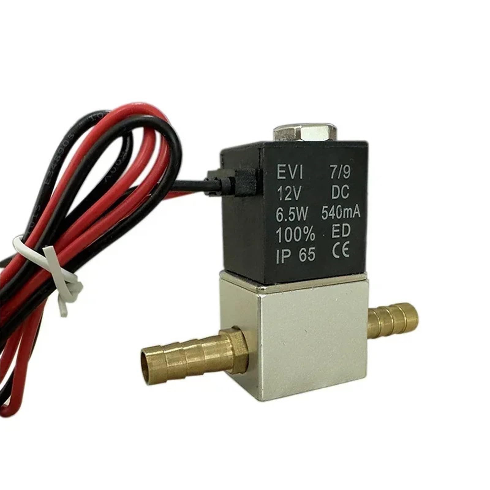 Vanne de compresseur 1/4 de pouce à ouverture rapide 12V pour circuits d'air