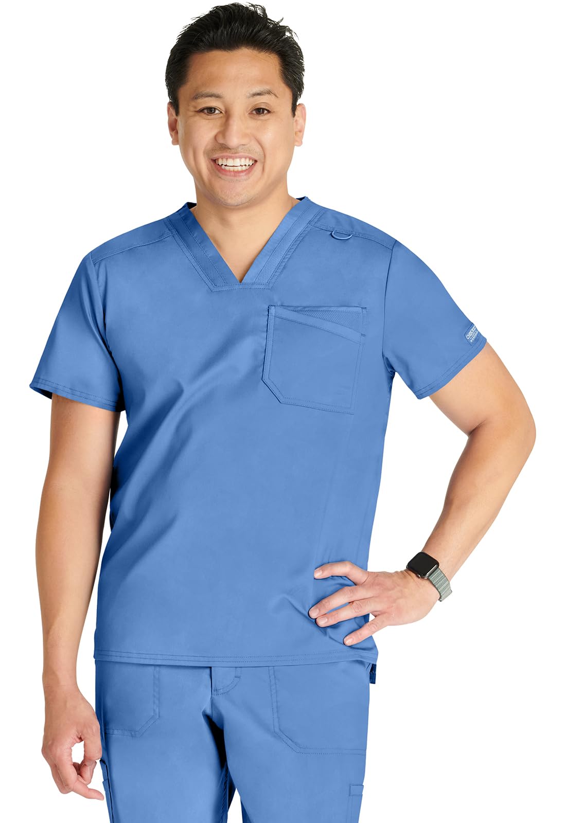 Cherokee WW751 - Camiseta quirúrgica para hombre con cuello en V