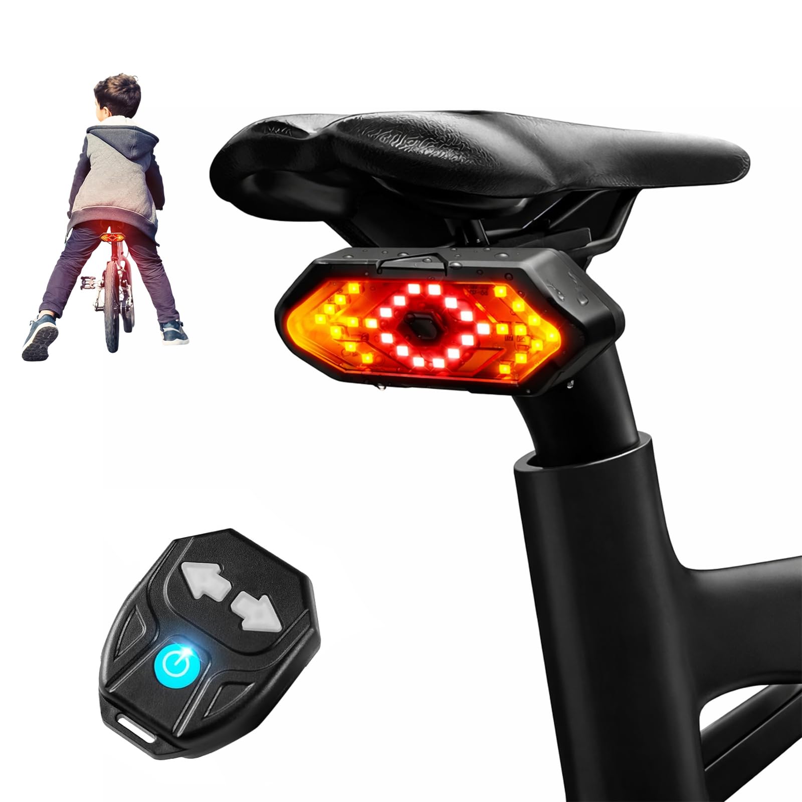 Amazon | TTFP 自転車 ウインカー 方向指示器 テールライト リアライト Amazon | TTFP 自転車 ウインカー 方向指示器 テールライト リアライト