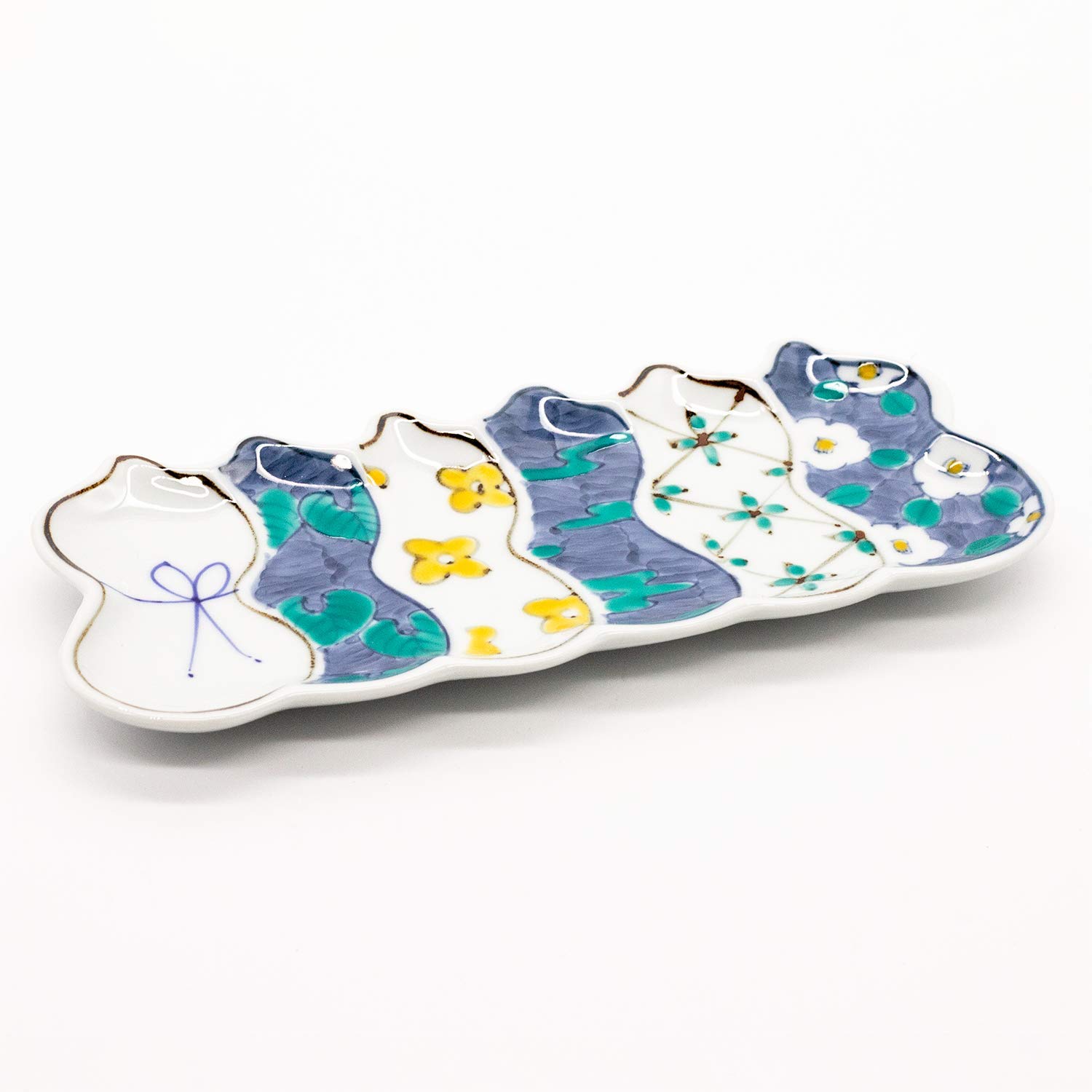 伊万里焼 徳永窯 アペタイザートレー (化粧箱入) 染錦六瓢 03706 有田焼 古