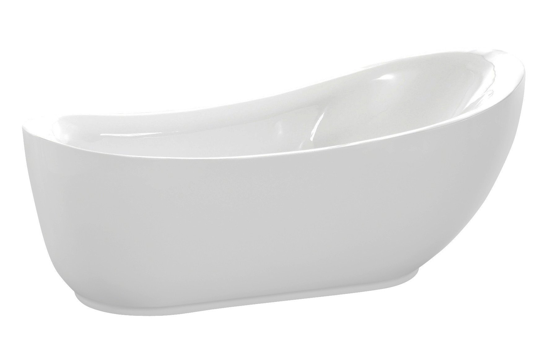 ANZZI Talyah 71 inch Acrylic Freestanding Tub