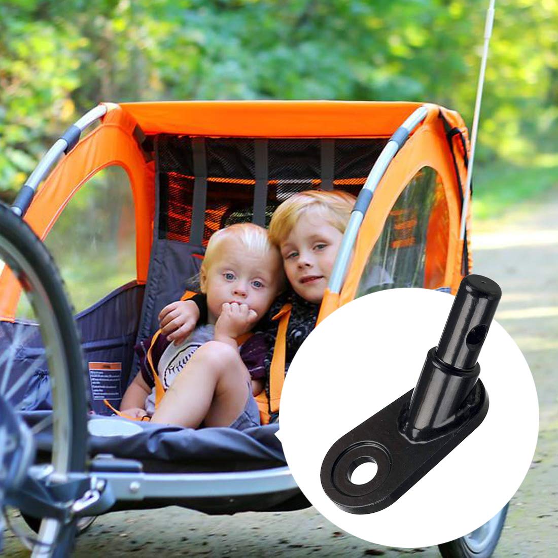 Attacco Per Rimorchio Per Bicicletta Angolato Per La Maggior Parte Dei Rimorchi Per Bici Gancio Per Rimorchio Per Bici Per Cani Per Bambini Accessorio Per Bici 72057096
