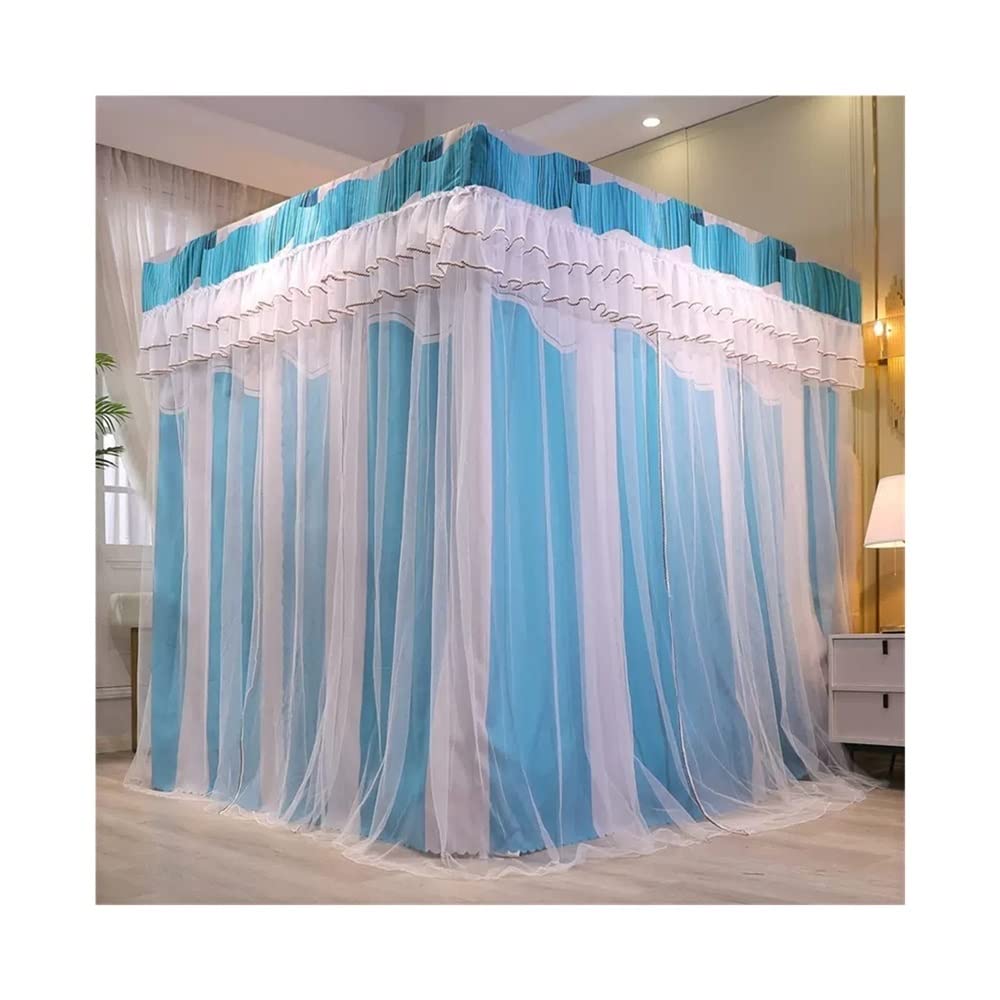 Moustiquaire lit 1.8m rideau occultant chambre style princesse