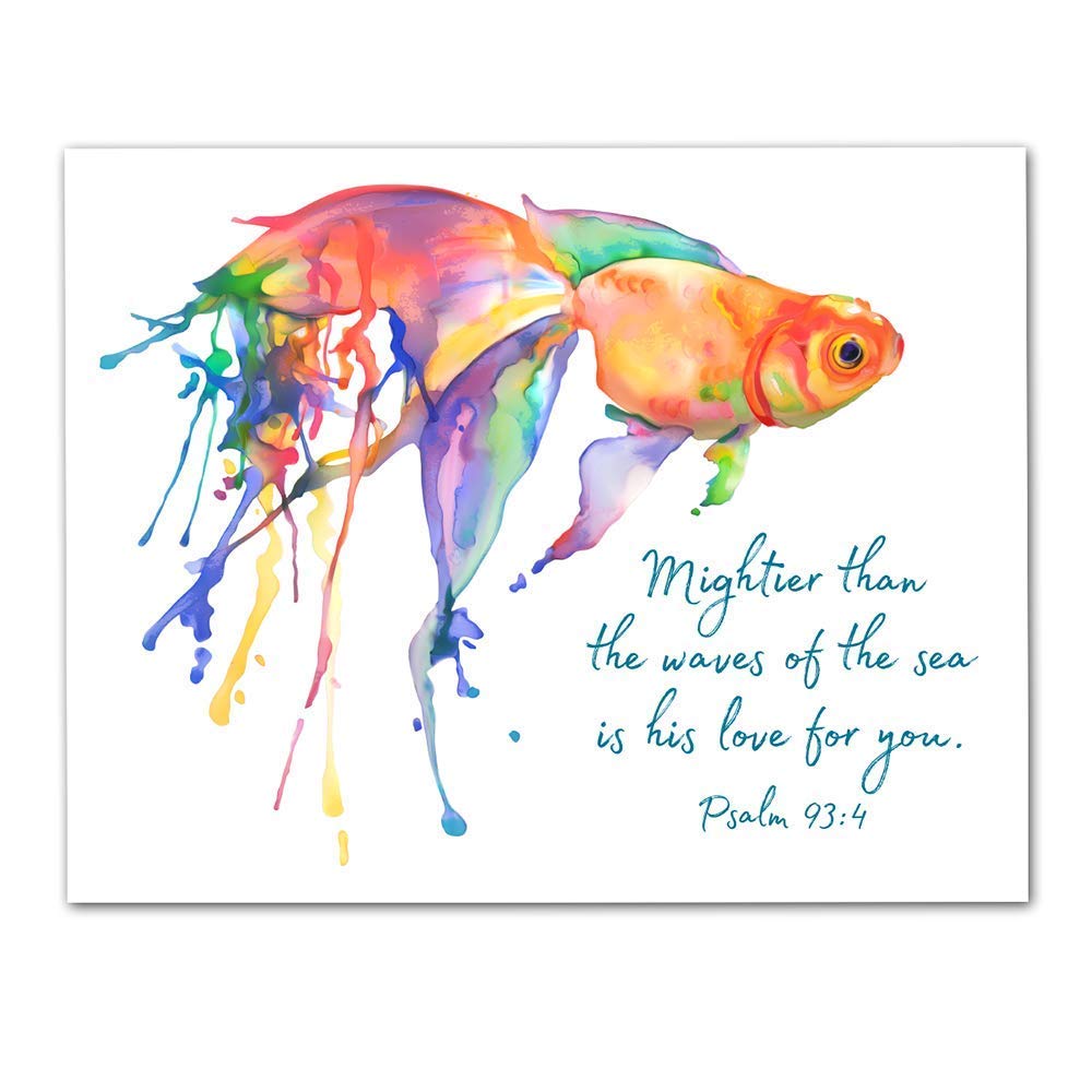 Fish Scriptures Fishing Bible Quotes