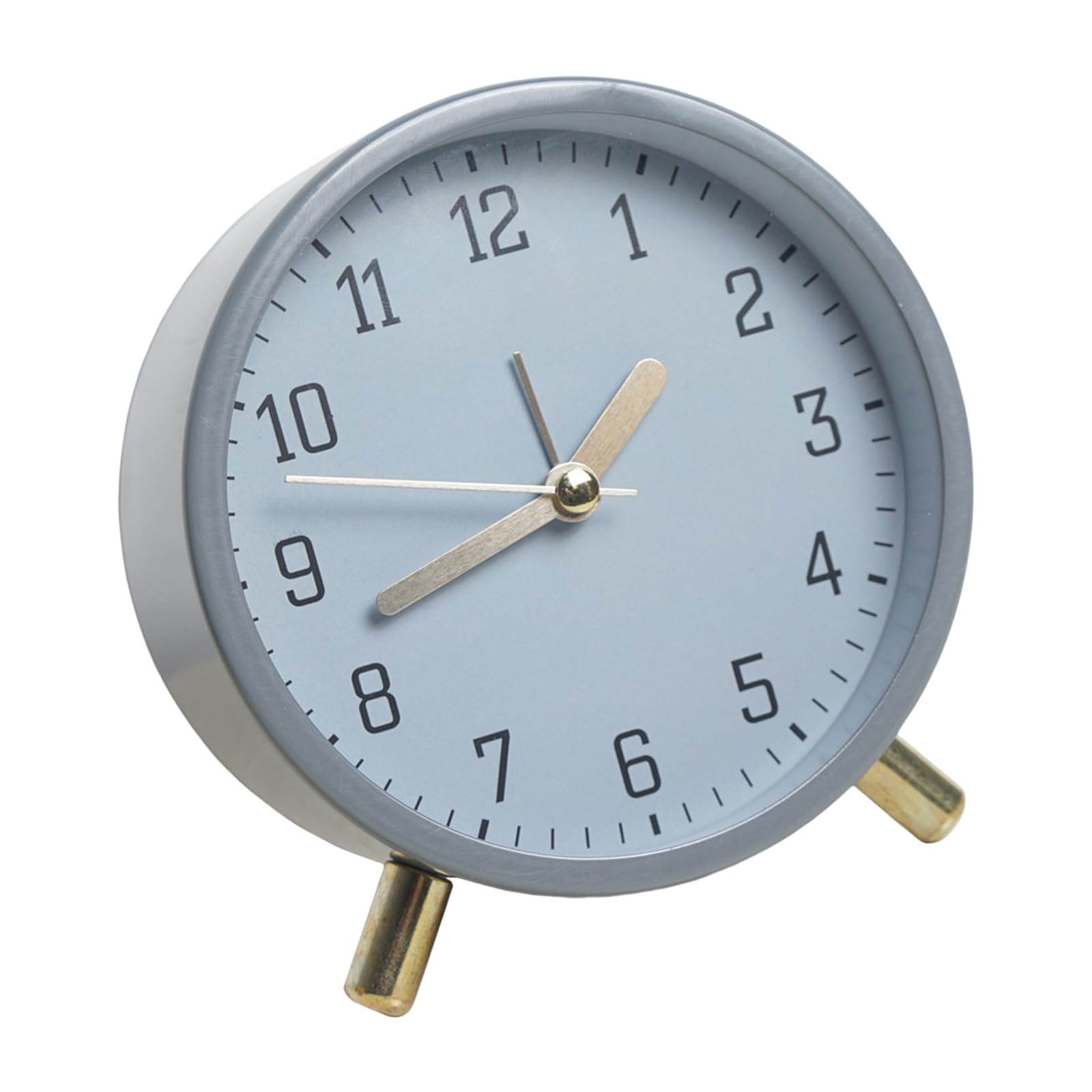 carotoe Battery Operated Analog Alarm Clock with Quiet Movement and Night Light Desk Clock for Heavy Sleepers and Bedroom Use Battery Operated