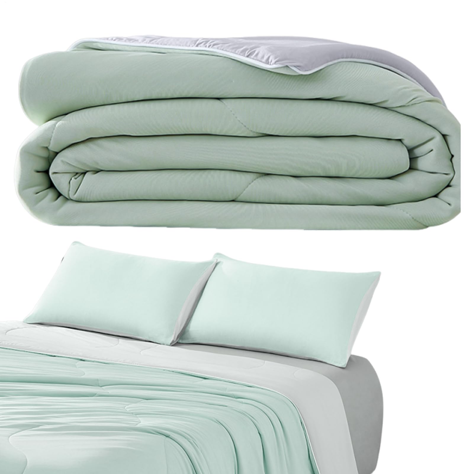 Coperta Rinfrescante Coperta Termica | Doppia Faccia Leggera per Sudorazione Notturna Casa Viaggio Campeggio Soggiorno