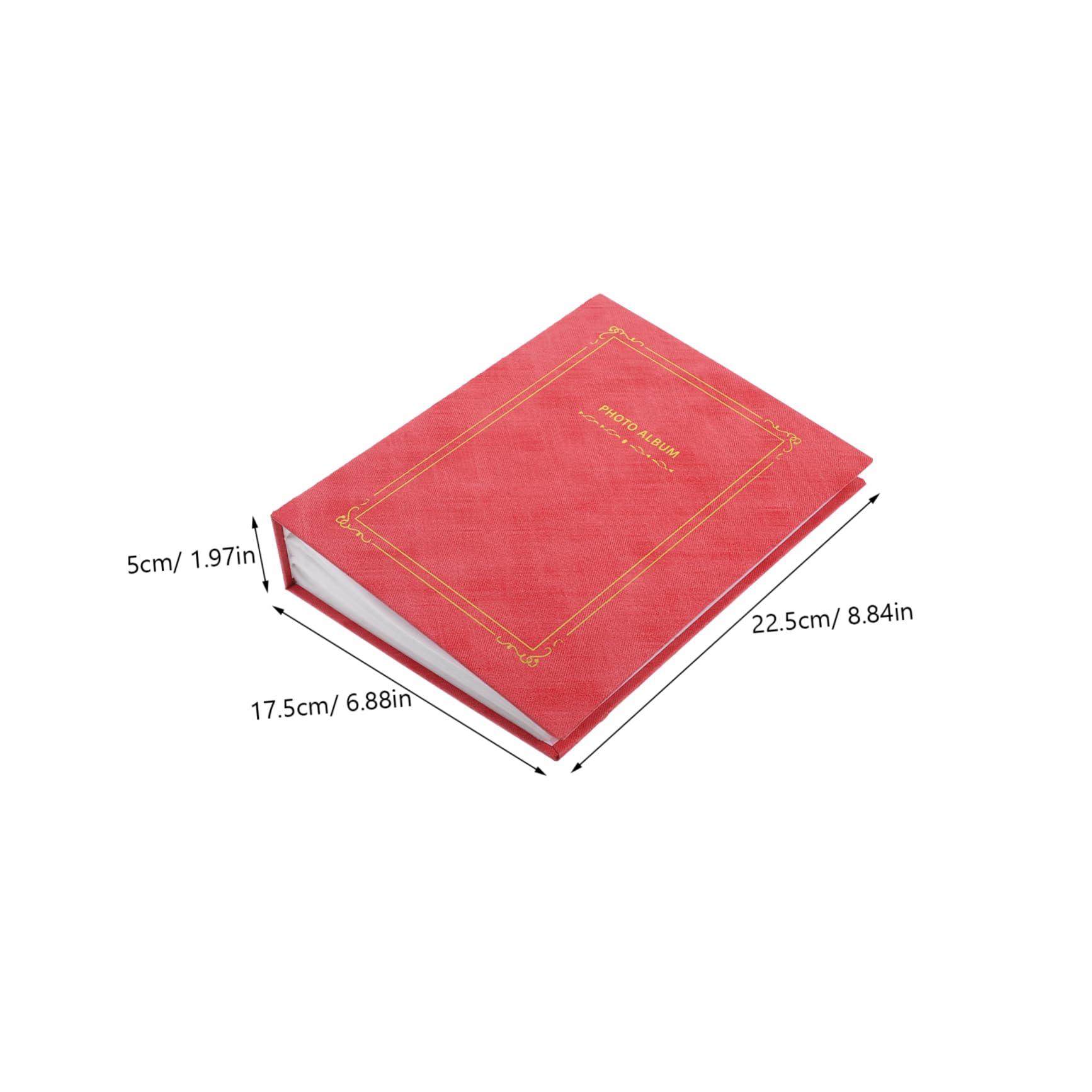 SOLUSTRE Elegant Photo Album Pocket Inserts for Family Memories and Keepsake for Weddings Birthdays Anniversaries and Special Events