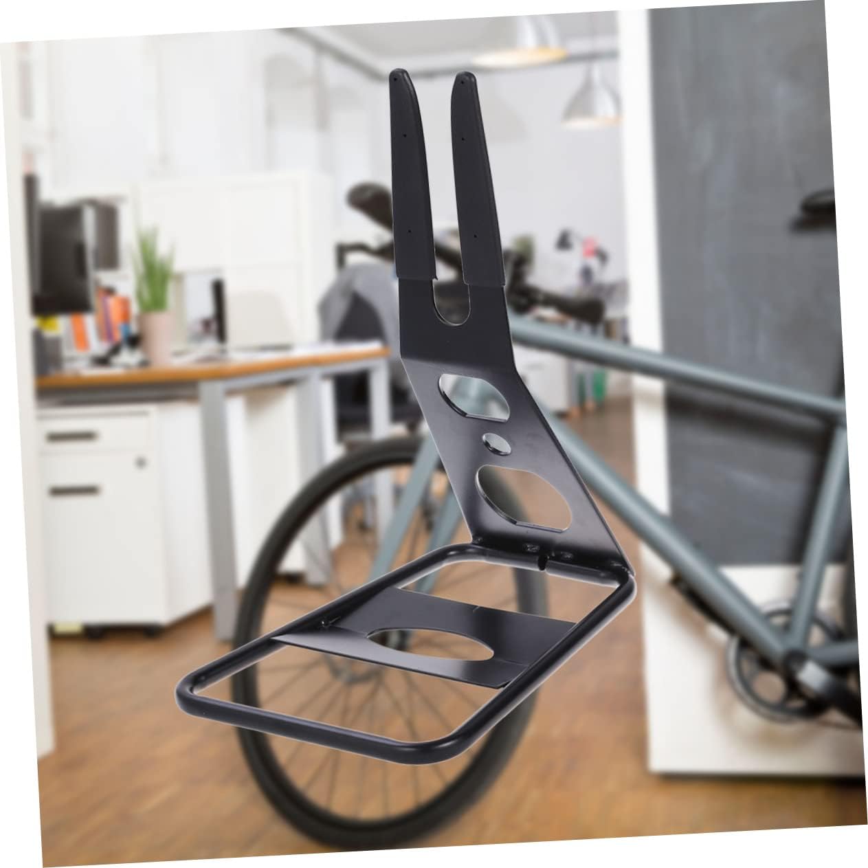 VICASKY Bike Cycling Repair Display Stand Metal Floor Parking Rack Bike Parking Rack Stand for Professionals Garage Use