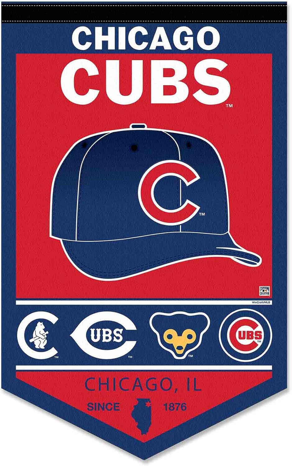 Chicago Baseball Heritage History Banner Pennant