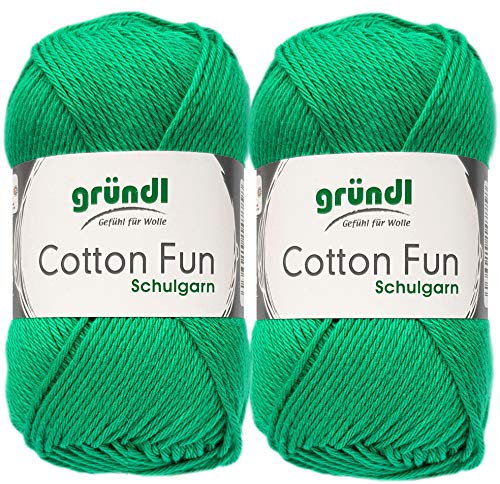 Gründl Cotton Fun - Hilo para Ganchillo (3 x 50 g, algodón 100%), diseño de búhos