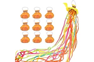 10Pcs Colorful Hand Throw Streamers Party Poppers Streamers Colorful Confetti Crackers -...