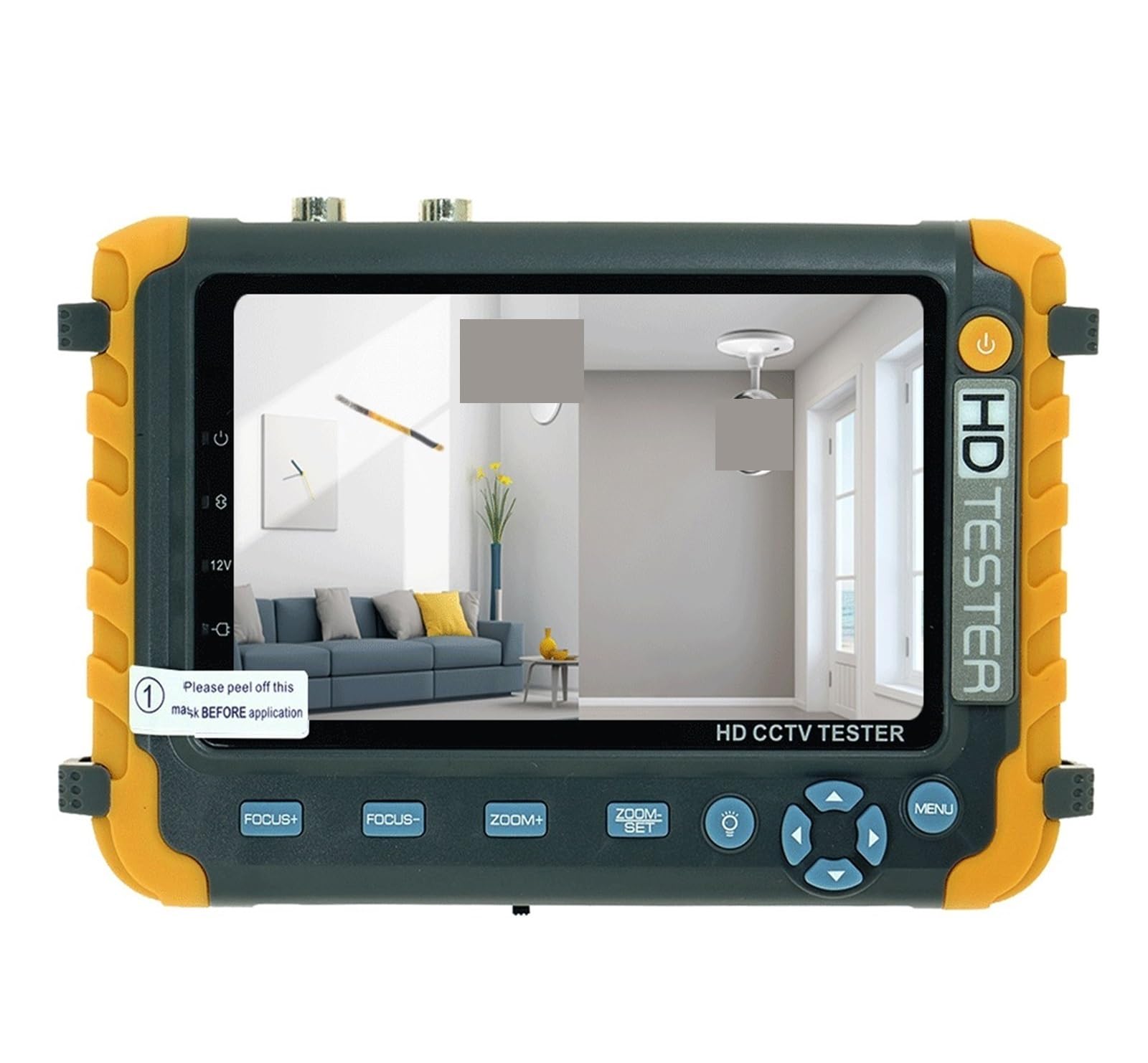 CCTV Tester, High-resolution HD CCTV Tester IV8W 8MP ADH CVI TVI CVBS 4 Ins 1 Cameras Analog Security Camera Monitor Test Tool