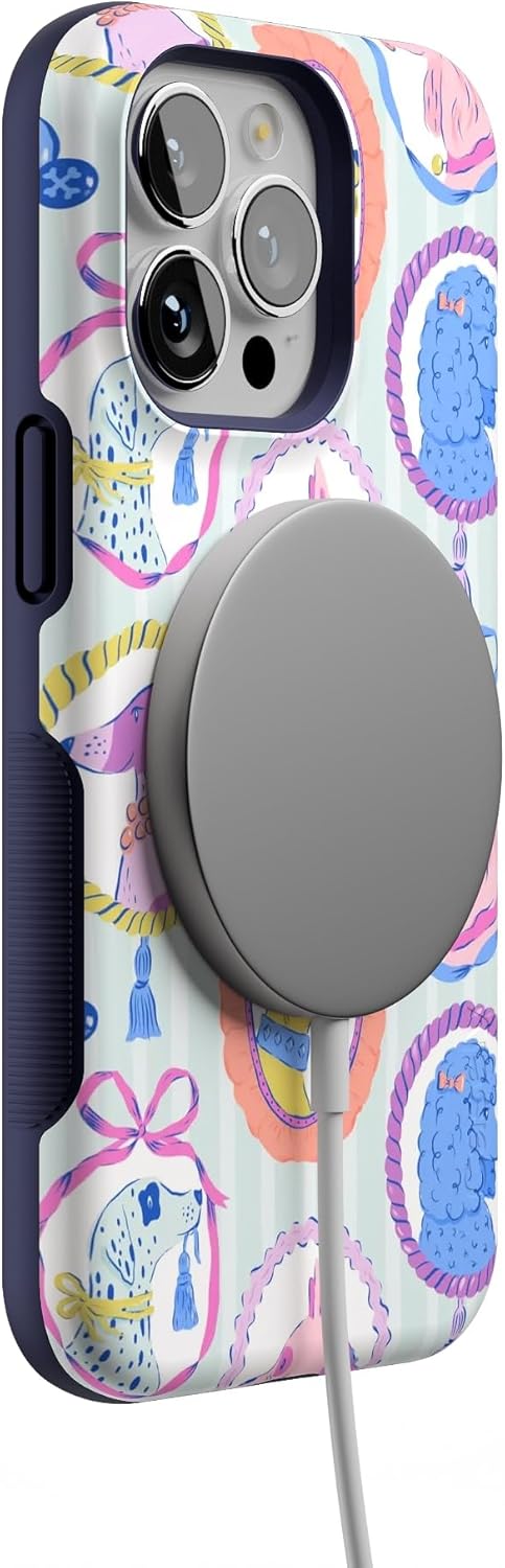 Casely iPhone 13 Pro Case | Chateau Pups | French Dog | Bold Protective Design | Compatible with MagSafe