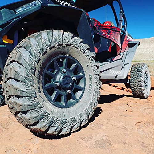 Image of Set of 2 OBOR Brawler UTV Tires 28x10R14, 10 Ply Front /Rear Radial for UTV SxS Side by Side Professional Tires (Tubeless, 2 Pack)