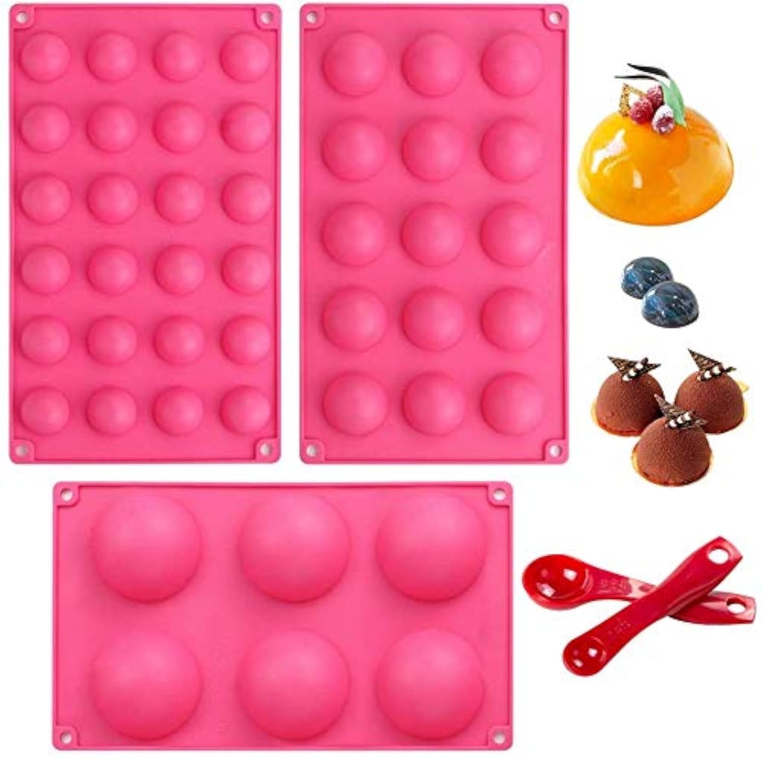 Moule à madeleine silicone 18 empreintes Webake pour goûter enfants