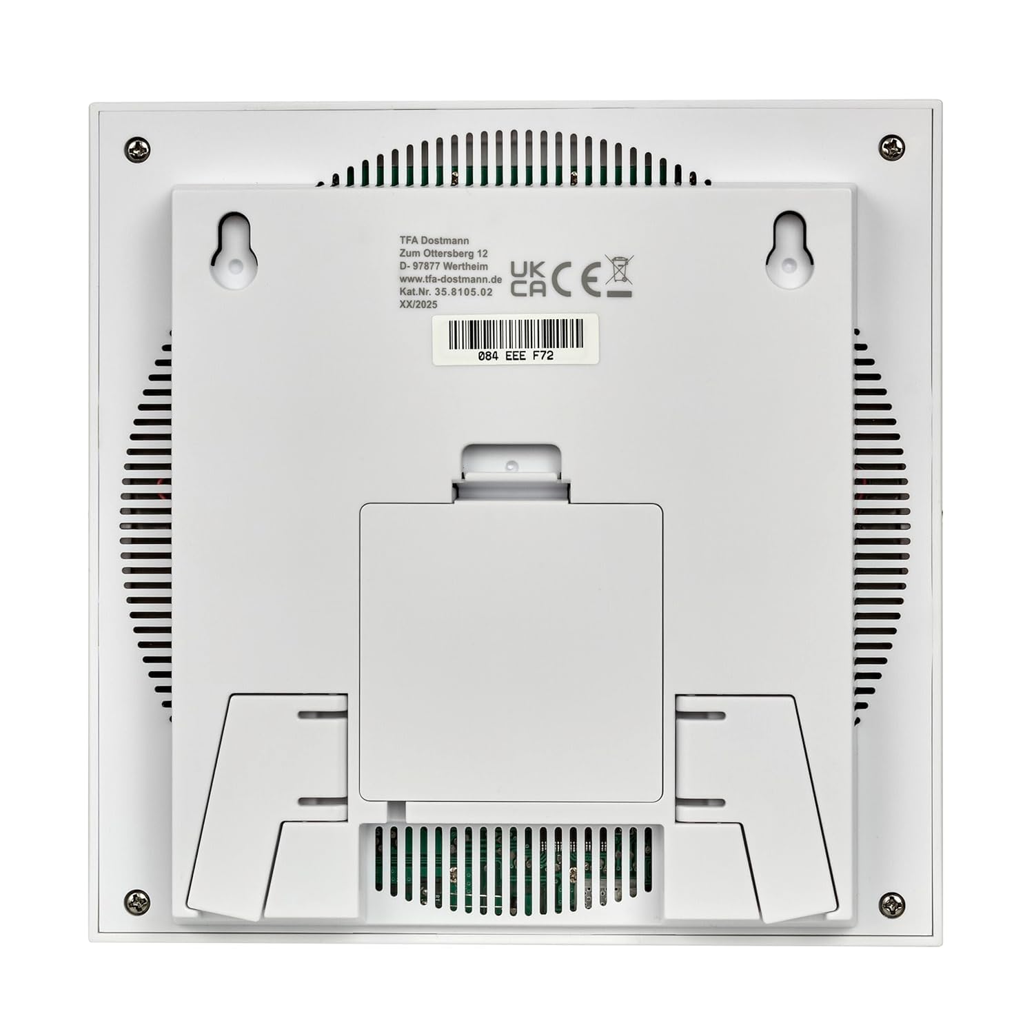 TFA 35.8105 WLAN Funkwetterstation TFA.me ID-08 Wetterprognose wetter.com 5 Tage mit Wettersymbolen, UV-Index, Regenmenge, Windgeschwindigkeit, Windrichtung (weiss mit Batterien)