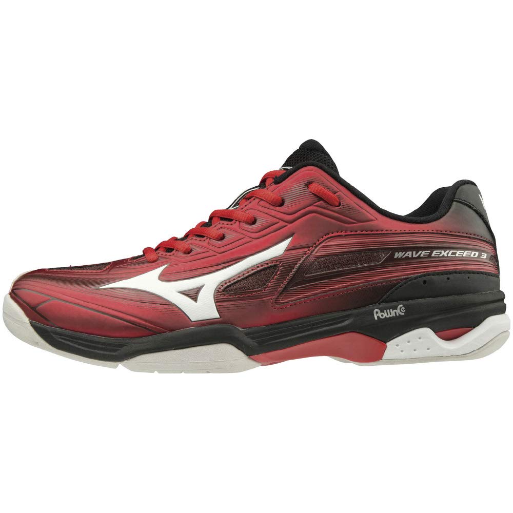 Amazon.co.jp: Mizuno Tennis Shoes Wave Exceed 3 Wide CS Red x