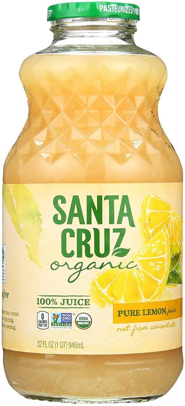 Santa Cruz 100 Organic Pure Lemon Juice, Not From