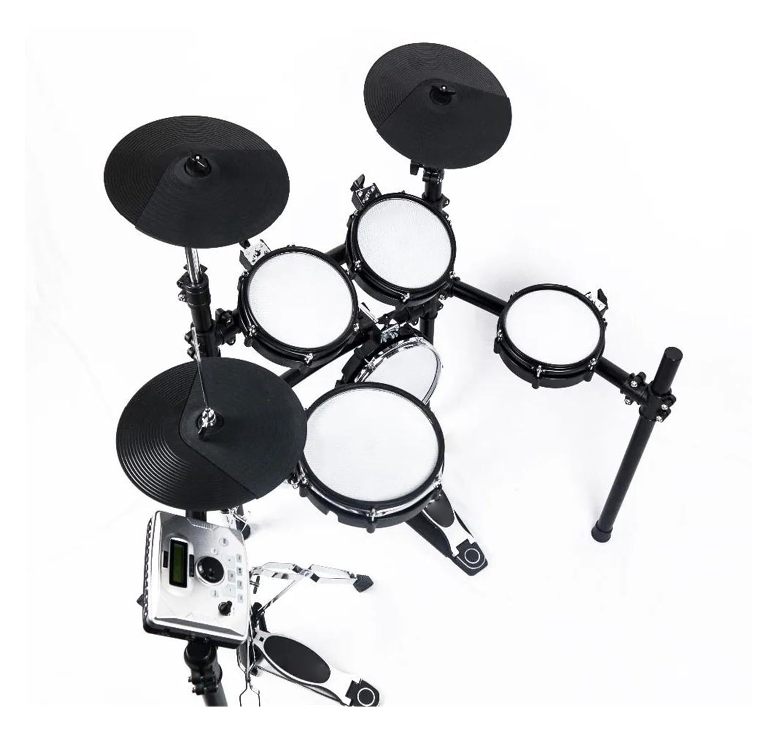 Fünf Trommeln Und Drei Becken Mesh Head Elektronisches Schlagzeug-Set Stage Digital Drum Percussion Elektronisches Schlagzeug