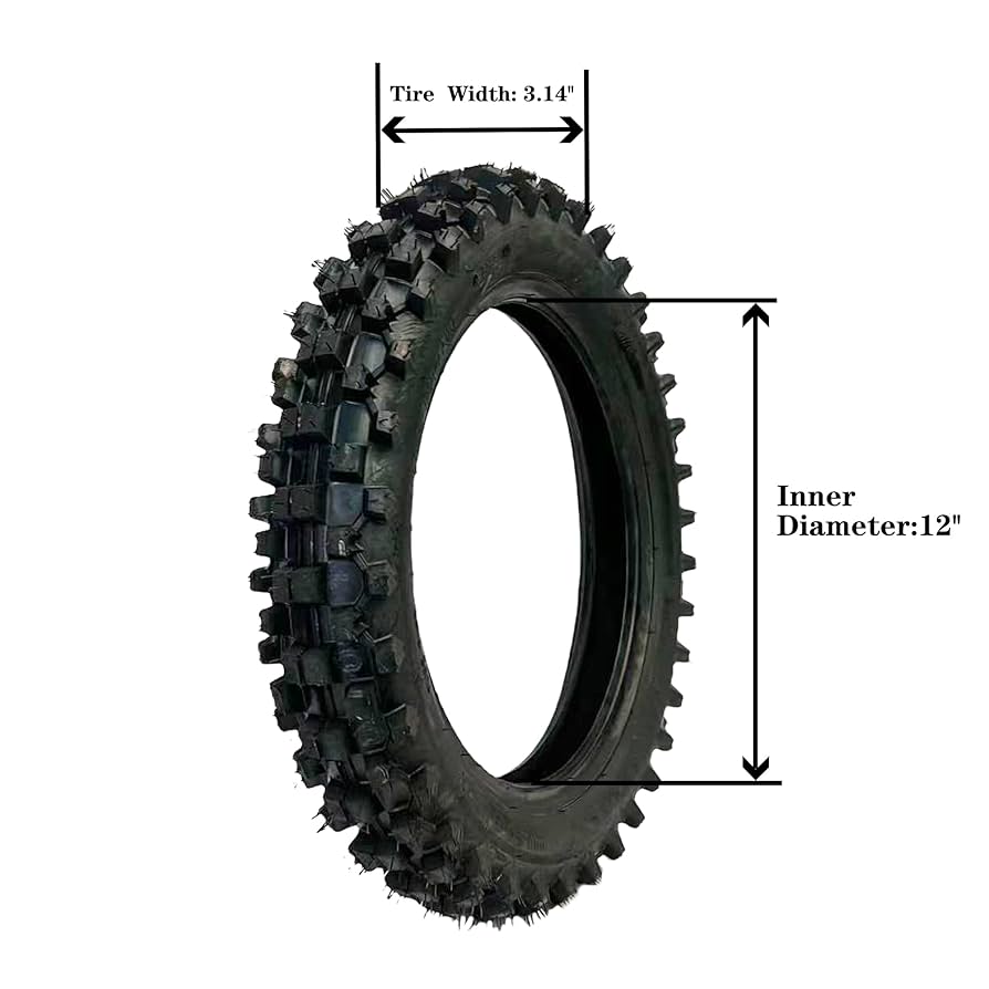 Amazon | QINGBY 80/100-12 3.00-12 リア 2.50-14 60/100-14