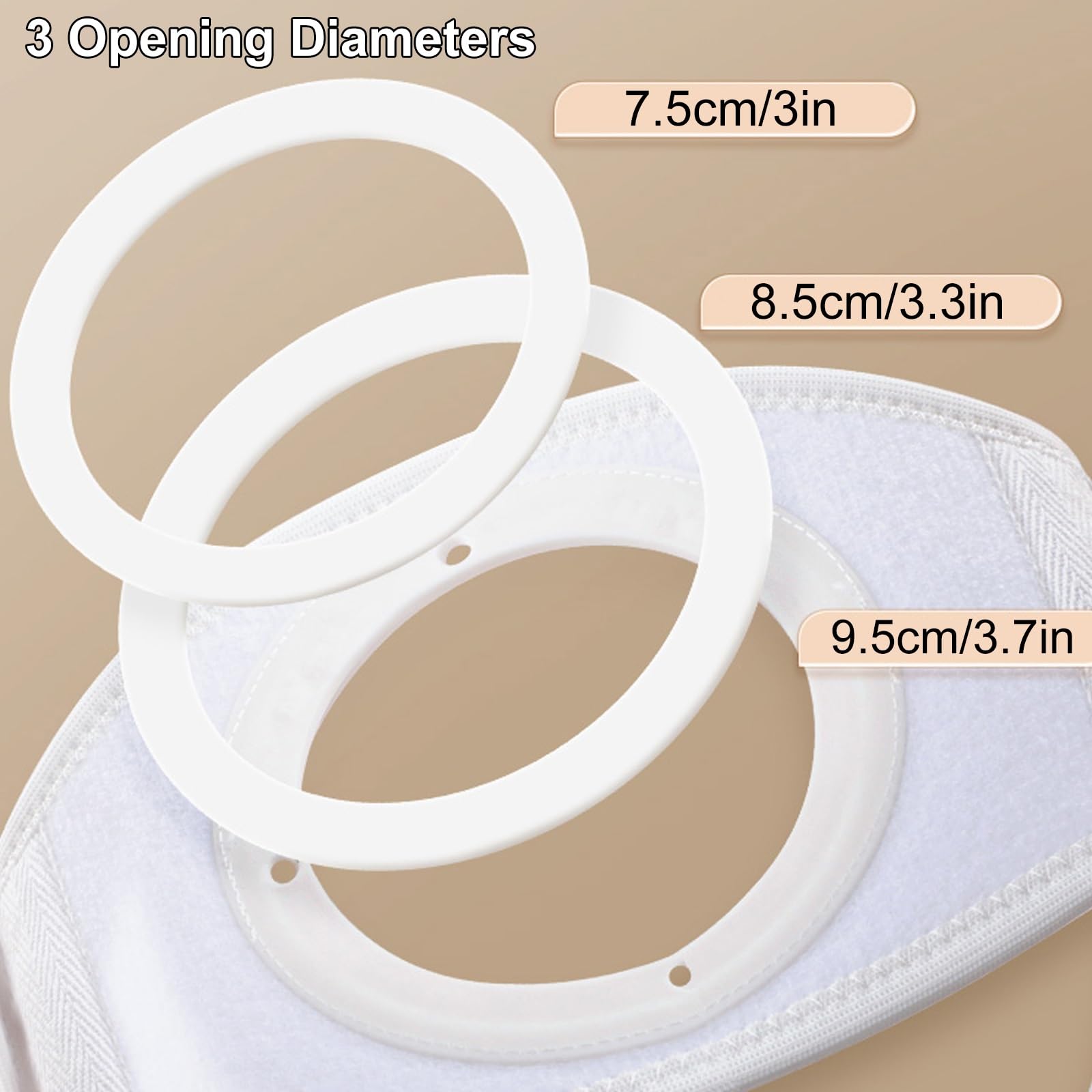Stoma Gürtel, Unisex Stomagürtel, Lumbalstützgürtel für Männer und Frauen, Verstellbar und Waschbar für Kolostomiepatienten zur Postoperativen Pflege Nach Operationen(L)