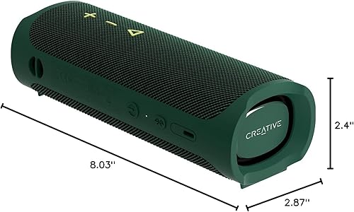 Miniatura 8 de Creative MUVO Go - Altavoz portátil impermeable Bluetooth 5.3 con hasta 18 horas de duración de la batería, IPX7 resistente al agua y potente