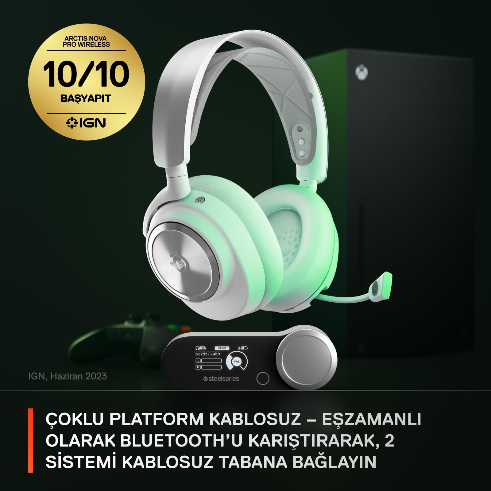 SteelSeries Arctis Nova Pro Wireless Xbox Edition - Beyaz : Amazon