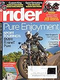Rider 2017 Magazine CUSTOM KING: HARLEY-DAVIDSON ROAD KING SPECIAL Sport Sensations KTM 390 Duke Suzuki GSX- R1000 ALL-NEW LUXURY TOURING V-TWIN 2018 YAMAHA STAR VENTURE Sport Touring