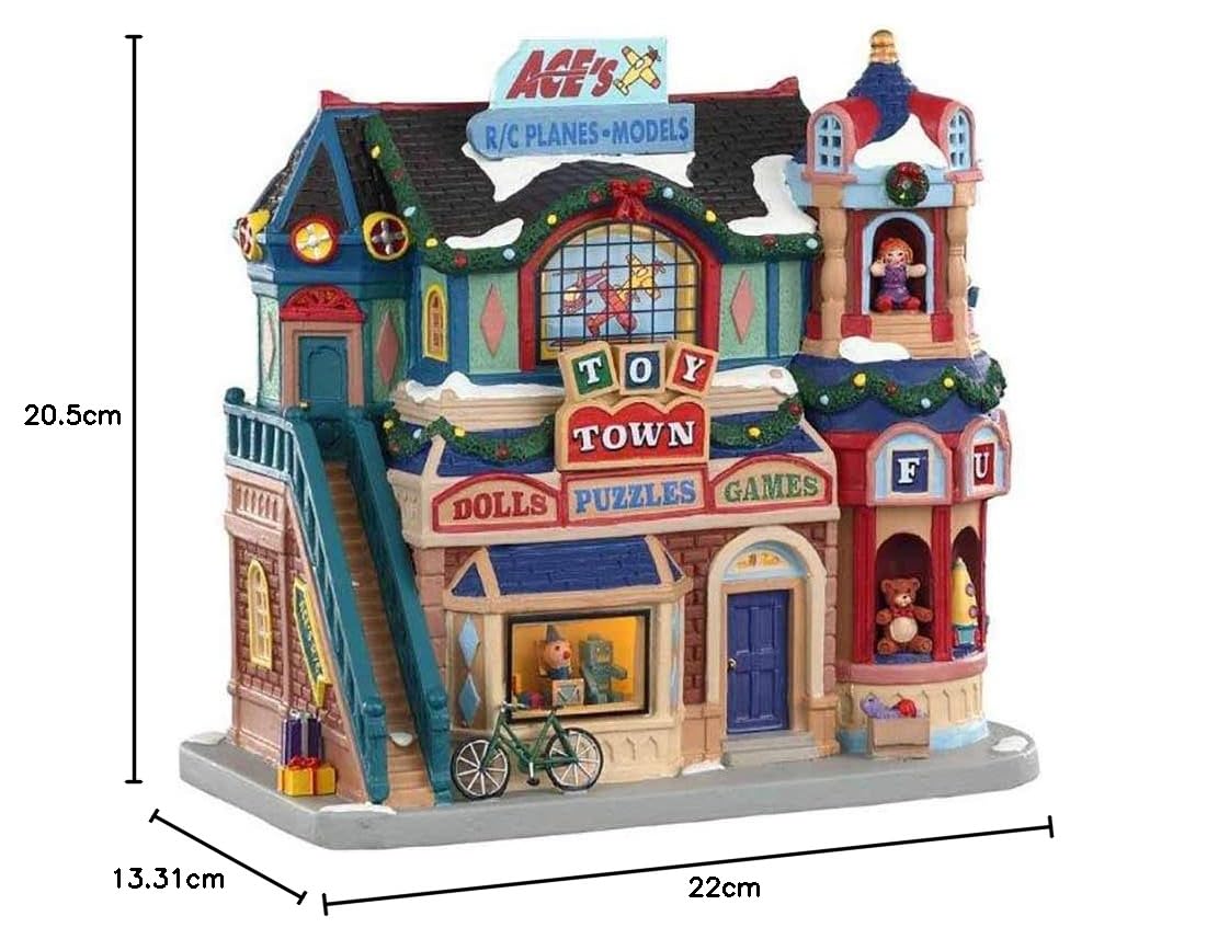 Lemax 05653 - Pueblo navideño con Luces LED (Funciona con Pilas)